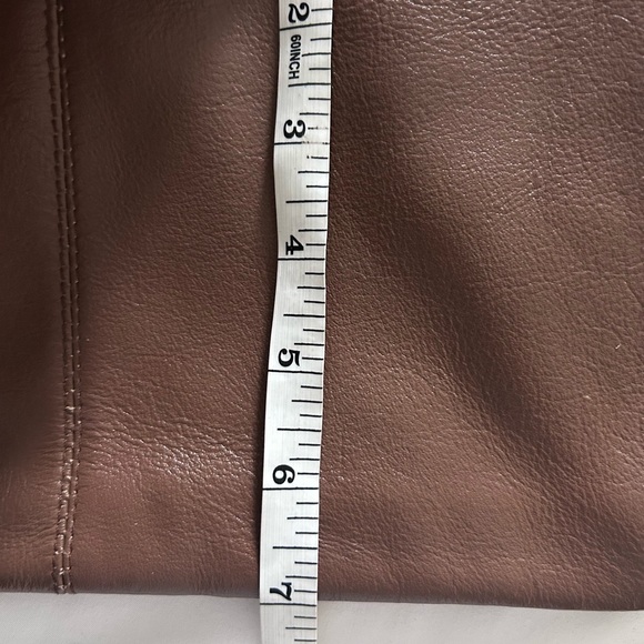 B.Young Vintage Brown Leather Wristlet - Picture 4 of 6